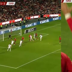 El gol en el 90' que lleva al abismo de la repesca a Portugal: el gesto de Cristiano traerá cola