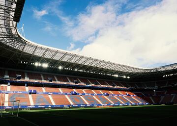 Estadio El Sadar donde se ha disputado el Osasuna - Atlético de Madrid. 