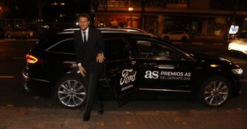 Diego Forlán a su llegada a la Gala de Diario As