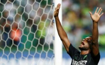 Borja repitió gol en Brasil. Ante Coritiba hizo su cuarto tanto en Sudamericana.