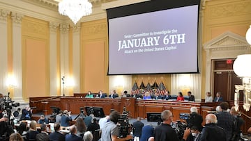 General view as the House select committee investigating the Jan. 6 attack on the U.S. Capitol holds its first public hearing to reveal the findings of a year-long investigation, on Capitol Hill in Washington, U.S., June 9, 2022. Mandel Ngan/Pool via REUTERS