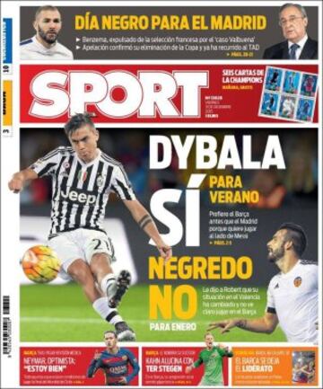 Portadas de la prensa mundial