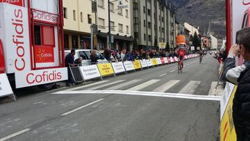 Resumen y resultado de la quinta etapa de la Volta a Catalunya: Pantano gana; Valverde sigue l¨ªder