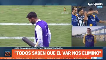 El dirigente de Boca habló con claridad y con un enfado evidente después de la eliminación de su equipo en otro partido marcado por la polémica.