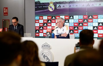 Ancelotti, entrenador del Real Madrid.