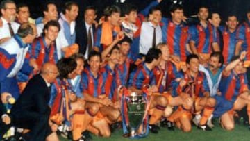 La temporada 91/92 se recordaría por la final de la Copa de Europa de Wembley, en la que el equipo dirigido por Cruyff, recordado desde entonces por el sobrenombre de Dream Team, se impuso a la Sampdoria en el minuto 111 de la prórroga, gracias a un libre directo ejecutado por Koeman. Era la primera victoria del Barça en una final de la Copa de Europa y el equipo de Cruyff pasaría a la historia por ello