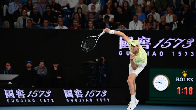 Sinner prolonga su tiranía con De Miñaur y apunta a bicampeón