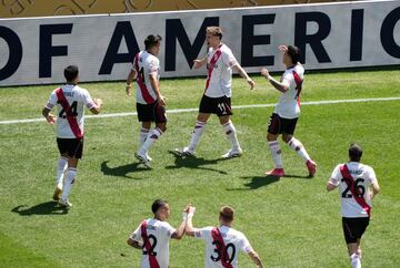 Marcó River. Facundo Colidio inauguró el marcador en el Lumen Field de Seattle.