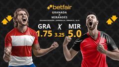 Granada CF vs. CD Mirandés: horario, dónde ver, pronósticos y clasificación