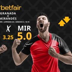 Granada CF vs. CD Mirandés: horario, dónde ver, pronósticos y clasificación