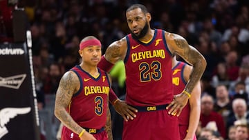 Isaiah Thomas y LeBron James, en Cleveland Cavaliers.