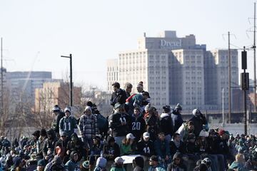 Las imágenes del desfile de los Eagles en Philadelphia tras el Super Bowl LII