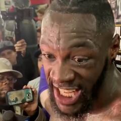 Ha sido elegida como 'la frase de un atleta que da más miedo': Wilder y su "derecho a matar"