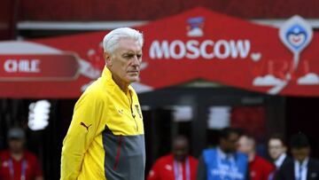 Cameroon coach Broos slams Russian Confed. Cup organisation