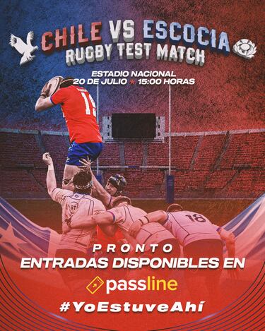 Chile - Escocia: cuándo y dónde comprar entradas para el partido de Los Cóndores