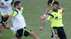 Carvajal e Isco jugarán por los lesionados Danilo y James