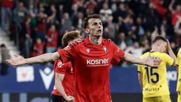 Budimir celebra el gol de la victoria.