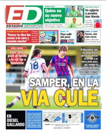 Portadas de la prensa deportiva