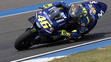 Valentino Rossi, cerca de renovar con Yamaha.