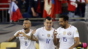 Arturo Vidal, Gary Medel, Jean Beausejour
