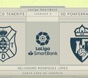 Resumen y goles del Tenerife vs. Ponferradina de LaLiga SmartBank