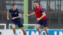 N&uacute;&ntilde;ez y Yeray, en Lezama