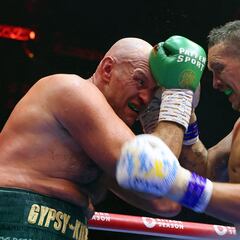 What surprising request did Fury make to Usyk immediately after the fight?