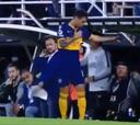 Liniers estallaba contra Mauro Zárate y el atacante se marchó tocándose el escudo de Boca