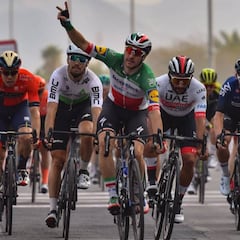 Viviani impone su ley antes de la gran etapa de Jebel Jais