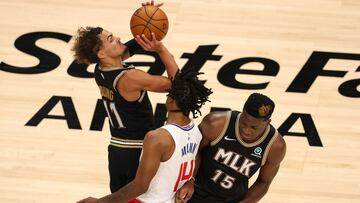 Los Clippers sufren sin estrellas: derrota en Atlanta ante Trae (38)