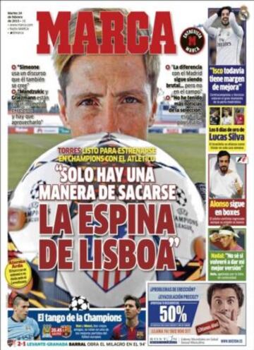 Portadas de la prensa deportiva