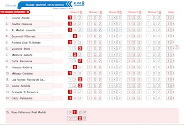 Pronóstico de la Quiniela de fútbol jornada 19 - 8/11/25 