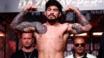 Dillon Danis during weigh-in