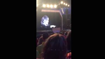 Adele en concierto (YouTube)