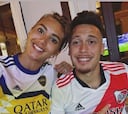Una pareja superclásica: así viven el Boca - River Lucas Ocampos y su esposa, Majo Barbeito