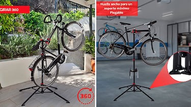 “Parece imposible derribarlo”: el caballete para reparar la bicicleta más vendido en Amazon