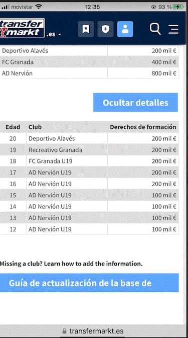 Samu Omorodion alegra las arcas de Granada y AD Nervión