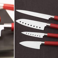 Este set de cuchillos Santoku para carne, pescado y verdura tiene un 52% de descuento