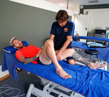 Leo Messi reassured fans that his injury niggles are nothing to worry about.