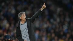 Real Sociedad head coach Imanol Alguacil during the UEFA Europa League match between Real Sociedad and Manchester United, Group C, played at Reale Arena Stadium on November 3, 2022 in San Sebastian, Spain. (Photo by Colas Buera / Pressinphoto / Icon Sport)