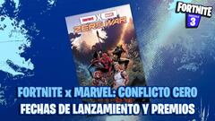 Fortnite x Marvel: Conflicto Cero; tráiler, objetos confirmados y fechas de salida