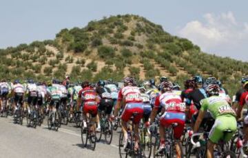 Novena etapa de La Vuelta Ciclista a España, recorrido entre Antequera y Valdepeñas de Jaén.