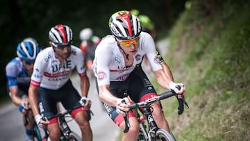 Tadej Pogacar, durante una etapa del Tour de Eslovenia.