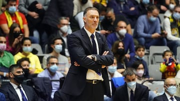 El entrenador del Breog&aacute;n, Veljko Mr&scaron;ić, valora la derrota de su equipo ante el Real Madrid en los cuartos de final de la Copa del Rey 2022, celebrada en Granada.