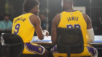 Seeing LeBron James play alongside his son Bronny this coming season is undoubtedly one of the most talked about NBA topics, and we just got a sneak peek.