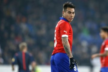 Eduardo Vargas era una de las grandes figuras para el Sudamericano 2009, sin embargo, una lesión lo marginó en los días previos. 