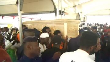 Tiote's body returns to Ivory Coast