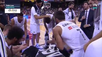 Lo de Campazzo en esta final es otra cosa: interrumpió a Laso cuando más apretaba para esto