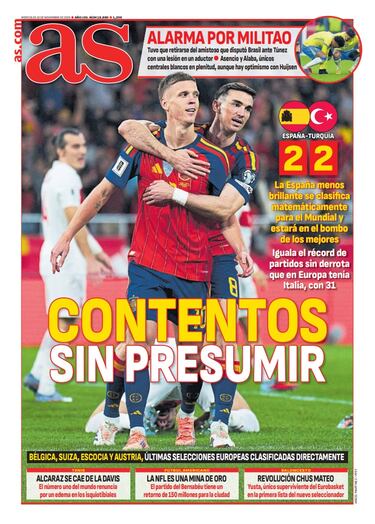 Las portadas de AS de noviembre