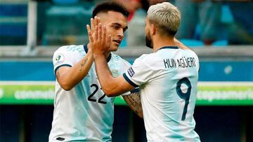 Agüero zanja la polémica con Lautaro: "Puede hacer 50 goles"